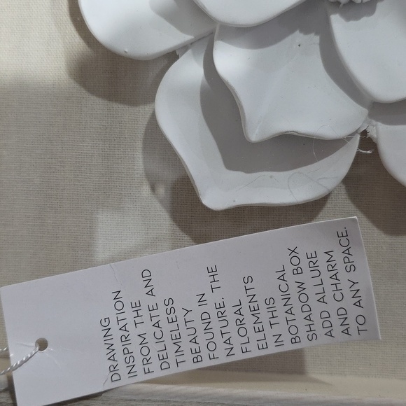 NATURAL ELEMENTS FLOWER ACCENT SHADOWBOX - Picture 6 of 9